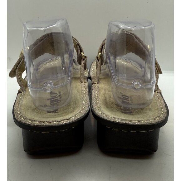 Alegria CAR-817 Carina Naturally Leather Thong Sandals EU 41 US 10.5-11 Platform - Picture 4 of 9